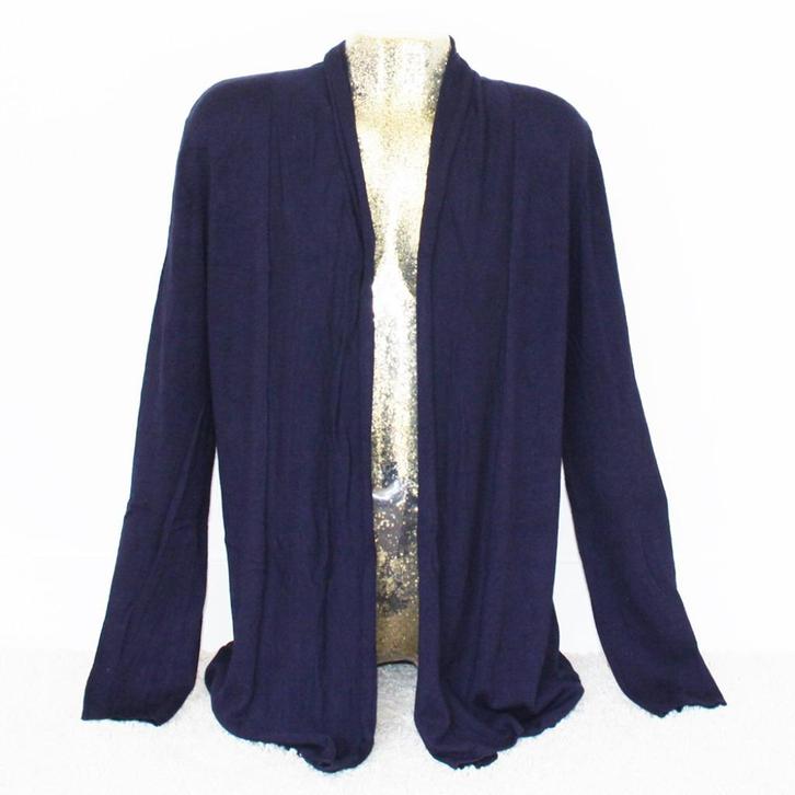 Super Leuk Camaïeu Vestje (L) - 571 € 15,-, Kleding | Dames, Truien en Vesten, Zo goed als nieuw, Maat 42/44 (L), Blauw, Ophalen of Verzenden