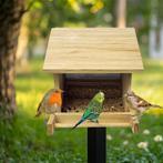 Vogelhuisje - Vogelvoederbak - Houten Vogelvoederbak, Tuin en Terras, Verzenden, Nieuw