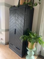 Zwarte Kast, optie kledingkast of opbergkast, 100 tot 150 cm, Zo goed als nieuw, 150 tot 200 cm, 50 tot 75 cm