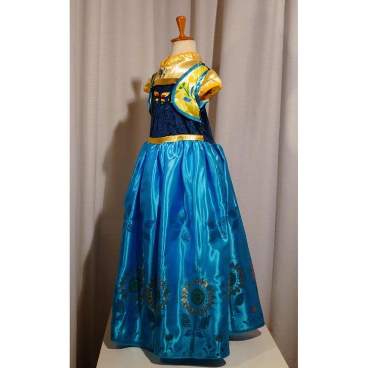 Nieuw ! Fever Anna Prinsessenjurk Maat 134-140 ( Model C ), Kinderen en Baby's, Carnavalskleding en Verkleedspullen, Nieuw, Meisje