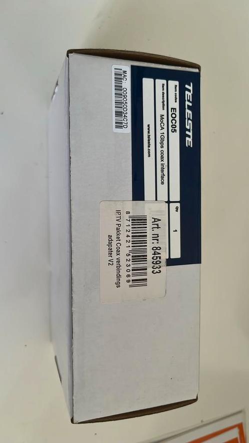 EOC05 MoCA adapter Coaxkabel naar Internetkabel 1Gbps, Computers en Software, Routers en Modems, Nieuw, Ophalen of Verzenden