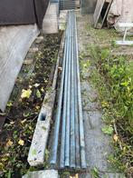 Palen en gegalvaniseerde pijp voor hekwerk. Draadgaashek., Tuin en Terras, Schuttingen, Ophalen of Verzenden, 3 tot 6 meter, IJzer