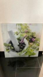 Glasschilderij, Ophalen of Verzenden, Zo goed als nieuw, Schilderij, 50 tot 75 cm