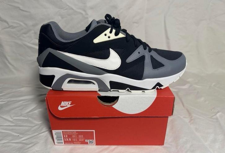 Nike Air Structure Black Smoke Grey maat 44 45 45,5 46 47, Kleding | Heren, Schoenen, Zo goed als nieuw, Zwart, Ophalen of Verzenden