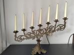 Antieke messing kandelaar, Ophalen of Verzenden, Koper of Brons