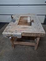 Houten Timmermans werkbank - Gebruikte Staat, Doe-het-zelf en Verbouw, Werkbanken, Ophalen