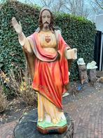 Antiek heiligenbeeld ❤️ Jezus Heilig Hart, Antiek en Kunst, Ophalen