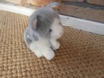 knuffel poes knuffelpoes grijs wit van Anna Club Pluche, Ophalen of Verzenden, Gebruikt, Poes