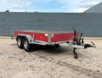 Atec geremde dubbelasser aanhanger 2000kg 350x150cm, Auto diversen, Aanhangers en Bagagewagens, Ophalen of Verzenden, Gebruikt