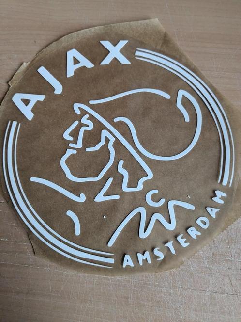 ajax sticker/strijk, Verzamelen, Sportartikelen en Voetbal, Zo goed als nieuw, Poster, Plaatje of Sticker, Ajax, Ophalen of Verzenden