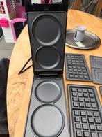 Tosti, wafel en pannenkoek ijzer - 3 in 1, Ophalen, Uitneembare platen, Gebruikt