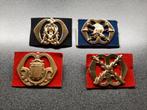 Baretemblemen   divers  KL /  4 stuks., Ophalen of Verzenden, Landmacht, Nederland, Embleem of Badge