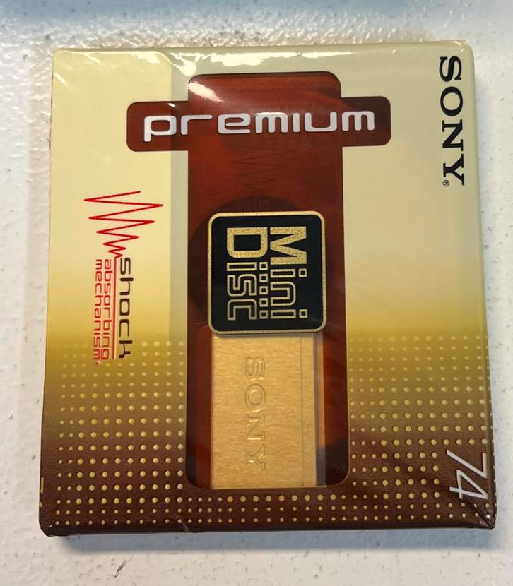 13 stuks Sony Premium MDW74 Minidisc - Nieuw in verpakking, Audio, Tv en Foto, Walkmans, Discmans en Minidiscspelers, Minidisc-speler