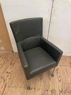 4 eetkamerstoelen, Ophalen, Minder dan 75 cm, Leer, Zo goed als nieuw