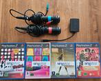 Playstation 2 Singstar inclusief 4 spellen, Ophalen, Muziek, Zo goed als nieuw, 3 spelers of meer