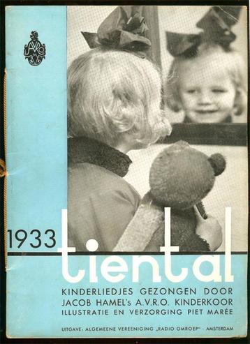 Collector's item: AVRO tiental liedjes 1933 kinderliedjes ge beschikbaar voor biedingen