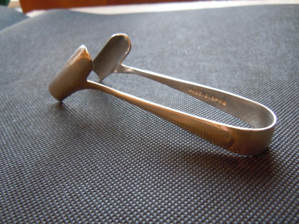 Aspergetangetje EPNS Haags Lofje., Ophalen of Verzenden, Zilver