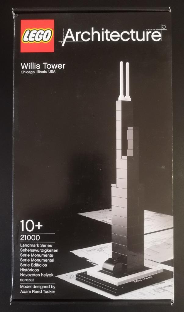 21000 Willis Tower - Lego Architecture, Kinderen en Baby's, Speelgoed | Duplo en Lego, Zo goed als nieuw, Lego, Complete set, Ophalen of Verzenden