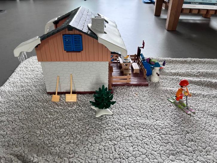 6 sets Playmobil wintersport sneeuw winter Skihut Sint tip, Kinderen en Baby's, Speelgoed | Playmobil, Zo goed als nieuw, Complete set