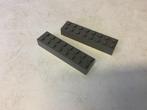 Lego steen 2x8 donker grijs, Gebruikt, Ophalen of Verzenden, Lego, Losse stenen