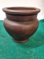 bloempot bruin rond aardewerk, Tuin en Terras, Bloempotten, Ophalen of Verzenden, 'T Olde Gre-j, Info@toldegrej.nl, Endepoelstraat 20f Didam
