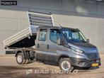 Iveco Daily 35C21 3 zijdige Kipper Dubbel Cabine 210PK 3.0L, Auto's, Bestelauto's, Automaat, Stof, Euro 6, 4 cilinders