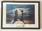 Mooie ingelijste reproductie van Salvador Dali, Ophalen, 50 tot 75 cm, Overige typen, Zo goed als nieuw