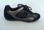 Geox D Snake B sneakers zwart leer textiel maat 37, Geox, Zwart, Ophalen of Verzenden, Sneakers of Gympen