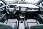 Audi Q4 e-tron 50 quattro Launch edition Advanced Plus 77 kW, Auto's, Audi, Zwart, Zwart, Leder, 2110 kg