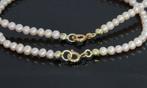 Parel set armband ketting 14k gouden slot dames vintage, Sieraden, Tassen en Uiterlijk, Antieke sieraden, Ophalen of Verzenden