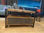 Industrieel TV-kastje SHOWROOM MODEL, Ophalen, Overige materialen, 50 tot 100 cm, Zo goed als nieuw