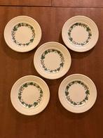 Wedgwood Stratford 5 gebaks bordjes 16 cm, Ophalen of Verzenden, Zo goed als nieuw, Bord(en), Wedgwood