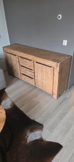 Massief houten dressoir, Huis en Inrichting, Ophalen, 150 tot 200 cm, Zo goed als nieuw, Modern