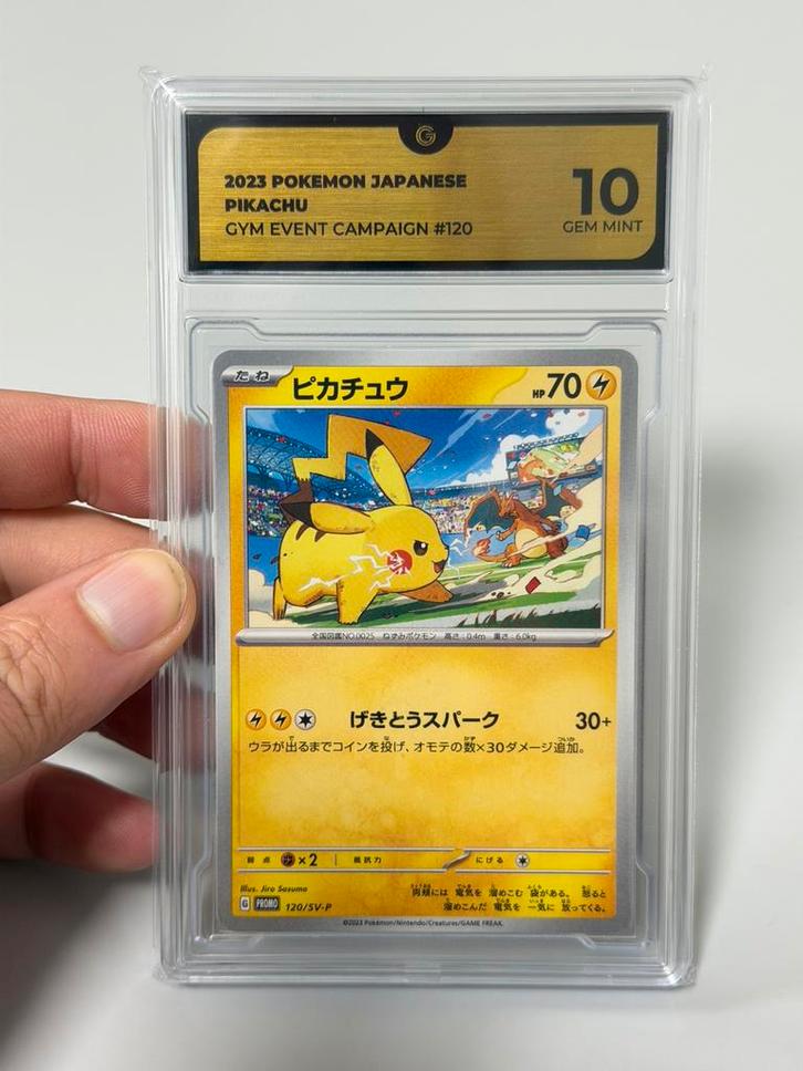2023 POKEMON JAPANESE PIKACHU GYM EVENT CAMPAIGN #120 gg-10, Hobby en Vrije tijd, Verzamelkaartspellen | Pokémon, Nieuw, Losse kaart
