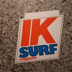 Vintage sticker Ik Surf magazine, Ophalen of Verzenden, Zo goed als nieuw