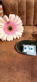 Oorbellen - Kwade Ogen Evil eye - 18k Verguld - Nieuw, Blauw, Nieuw, Ophalen of Verzenden, Knopjes of Stekers