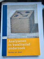 Analyseren in kwalitatief onderzoek - Hennie Boeije , Boeken, Gelezen, Hennie Boeije, Gamma, HBO