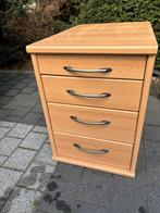Ladeblok bureau, Huis en Inrichting, Ophalen, Minder dan 50 cm, Gebruikt, Eikenhout