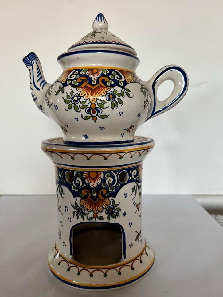 Faïence de Desvres Tisanière - Rouen Decor, Antiek en Kunst, Antiek | Keramiek en Aardewerk, Ophalen