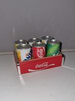 Mini Kratje met Coca Cola & Fanta Blikjes, Ophalen of Verzenden