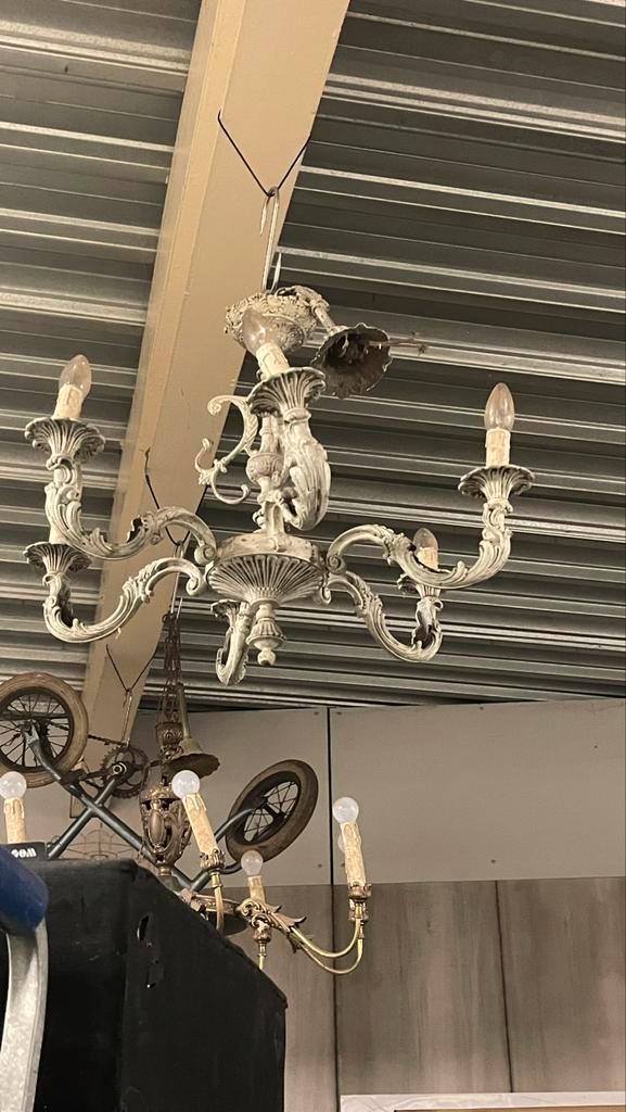 Mooie kroonluchter, Huis en Inrichting, Lampen | Kroonluchters, Gebruikt, Metaal, Ophalen