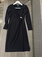 Lauren Ralph Lauren zwarte jurk cache-coeur hals mt 4 mt XS, Maat 34 (XS) of kleiner, Knielengte, Ophalen of Verzenden, Zo goed als nieuw