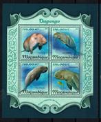 mocambique 2018 pf blok doejong zeezoogdieren  zeeleven 2, Ophalen of Verzenden, Postfris, Dier of Natuur