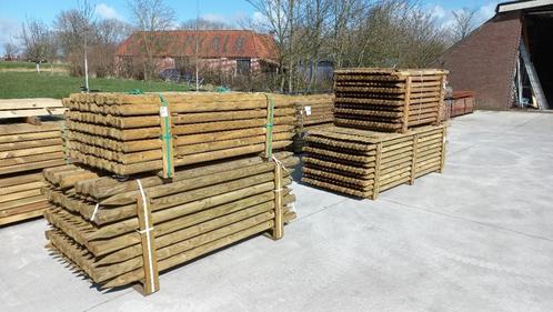 geimpregneerde weidepalen div. maten /lengtes v.a. € 5,25, Tuin en Terras, Palen, Balken en Planken, Nieuw, Planken, Minder dan 180 cm