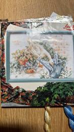 Borduurpakketje klein 17x12 landelijk, Hobby en Vrije tijd, Ophalen of Verzenden, Nieuw, Patroon