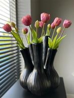 Real touch siliconen kunst pioentulpen 3 kleuren 44cm NIEUW!, Huis en Inrichting, Woonaccessoires | Kunstplanten en Kunstbloemen