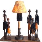 Tafellamp uniek design hergebruikte objecten Afrikaans, -, -, Nieuw, Etnisch, Afrikaans, boho, koloniaal