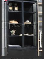 Apothekerskast staal  in perfecte staat 90x40x200, Huis en Inrichting, Kasten | Vitrinekasten, Ophalen, Met deur(en), 200 cm of meer