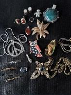 Lot div (vintage) sieraden., Ophalen of Verzenden, Overige materialen, Broche