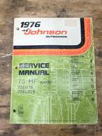 Johnson 75 HP service manual, Ophalen of Verzenden, Gebruikt, Motor en Techniek